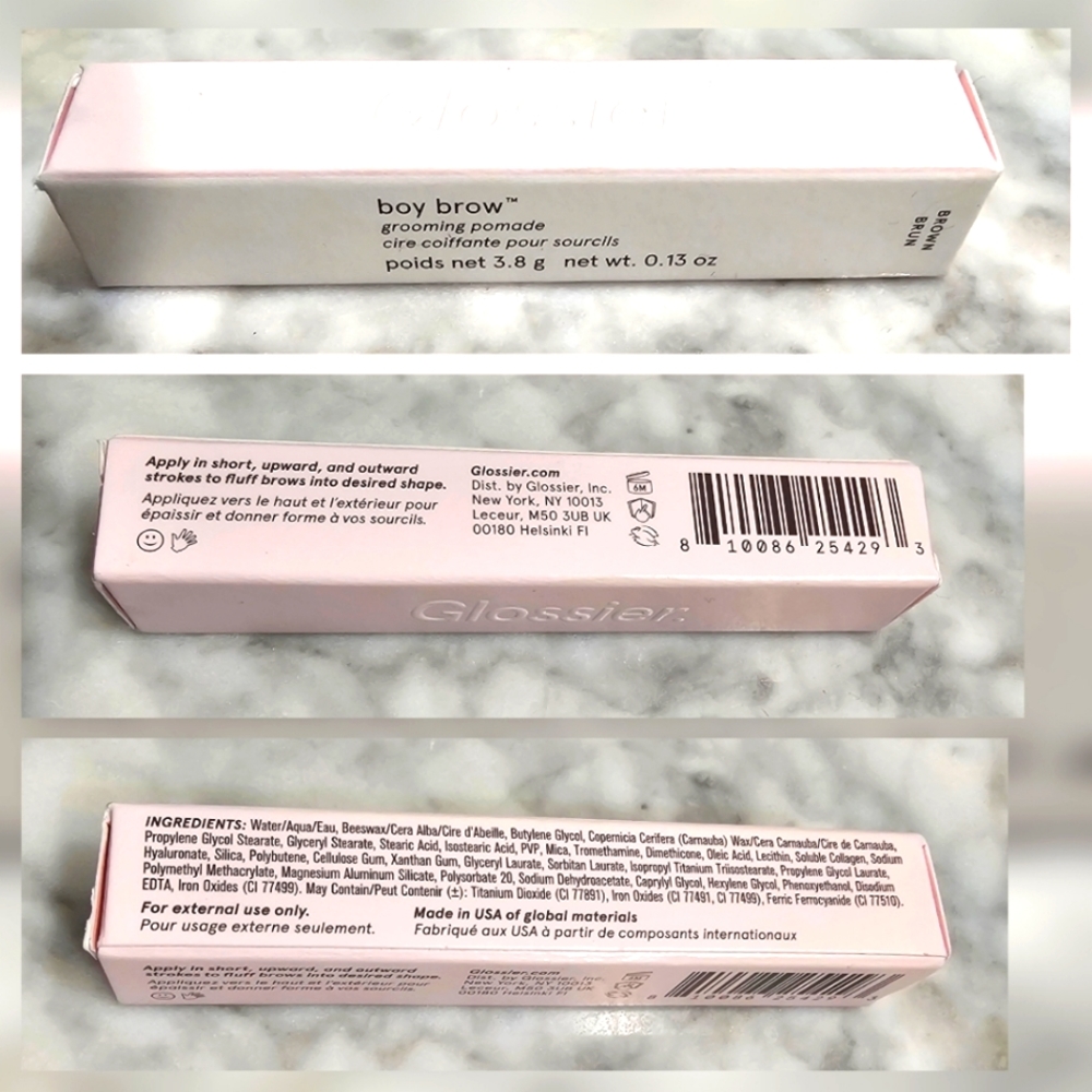 NIB Glossier Boy Brow Grooming Pomade .13oz